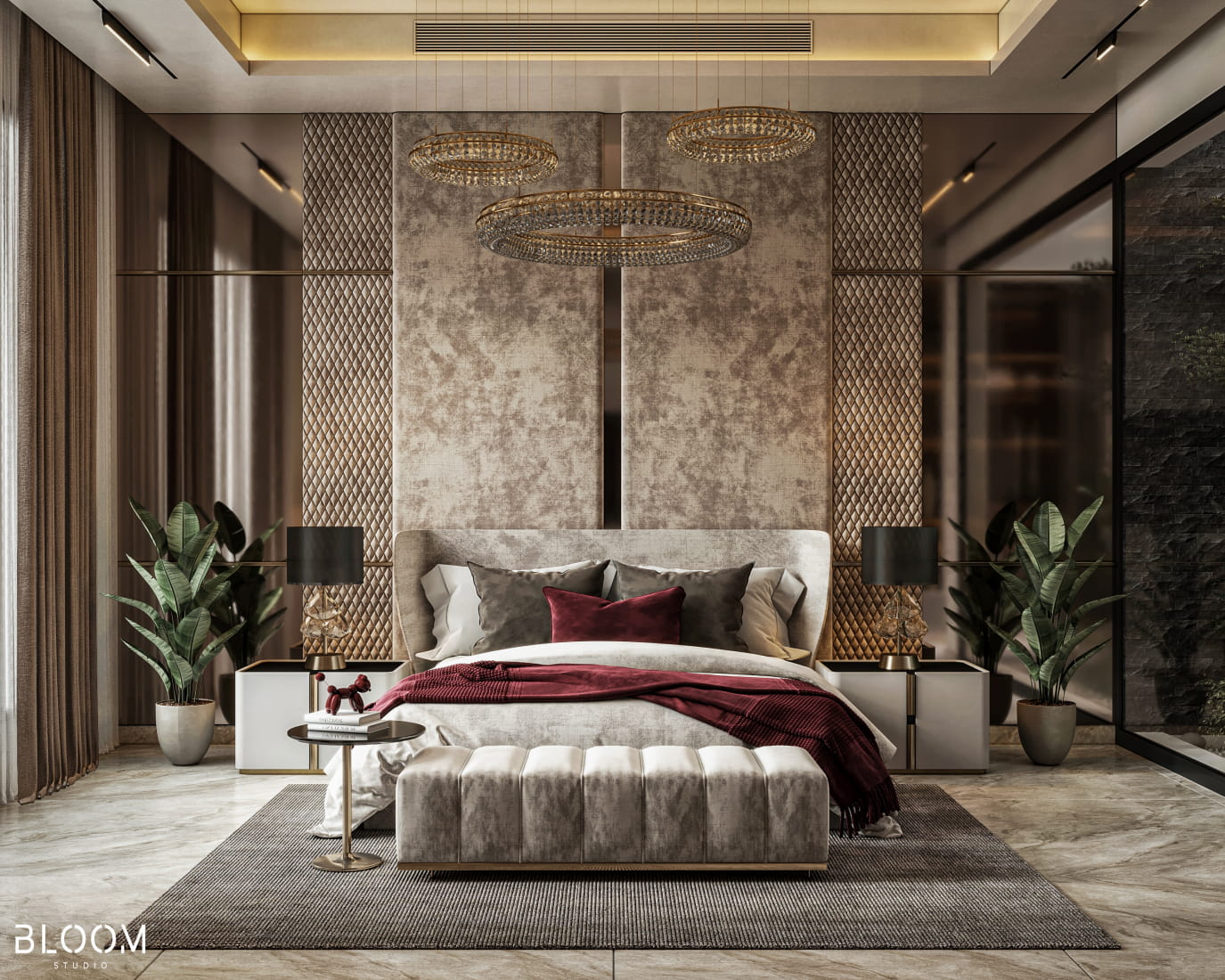 Luxury Master Bedroom Design - Project - Evermotion
