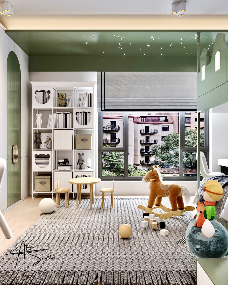 green-baby-room-