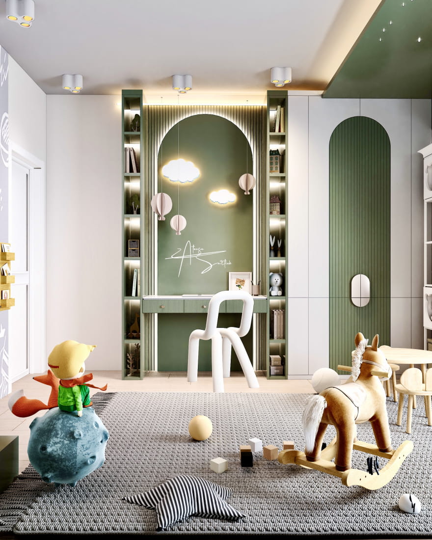 green-baby-room-