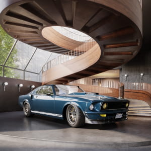 Mustang Meets Architecture