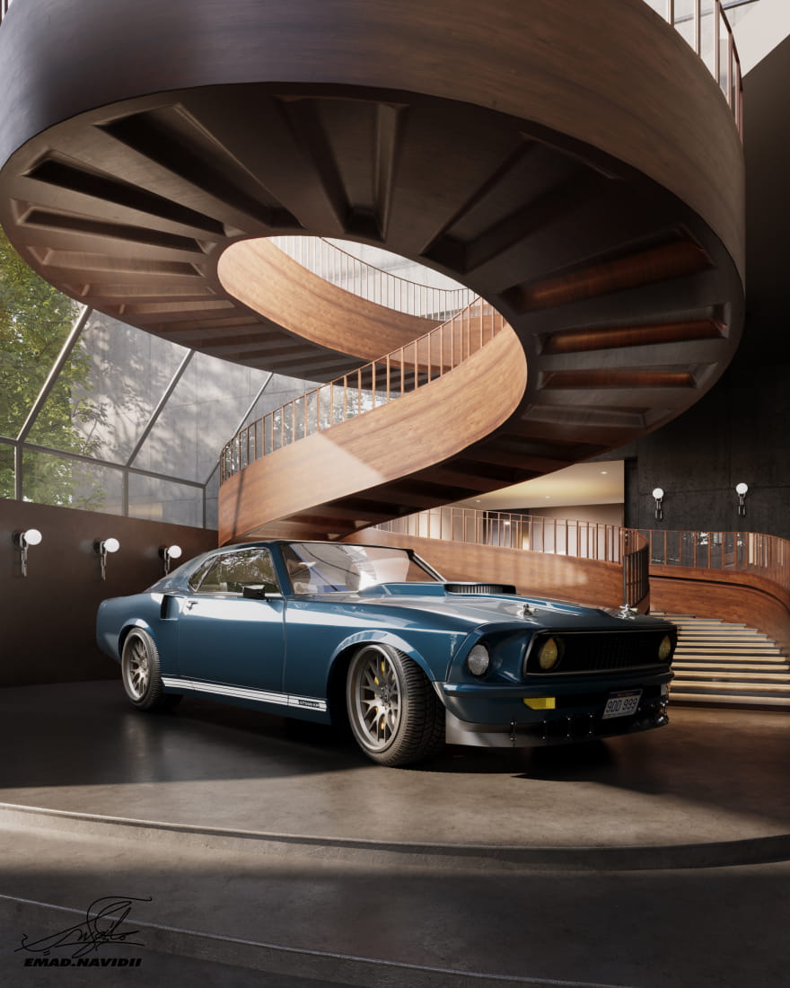 mustang-meets-architecture