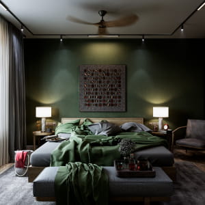 | GREEN HOUSE, BEDROOM AREA |