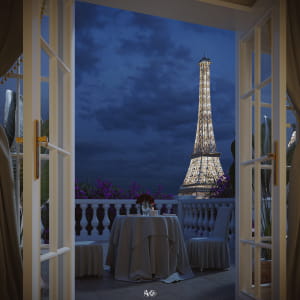 My new parody of a Paris balcony shot