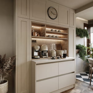 - Coffee Corner and Kitchen Design -