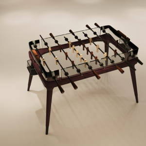 3D Model of a Foosball table.