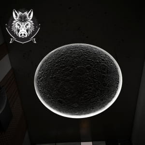 Visualization of the ceiling &quot;Moon&quot;