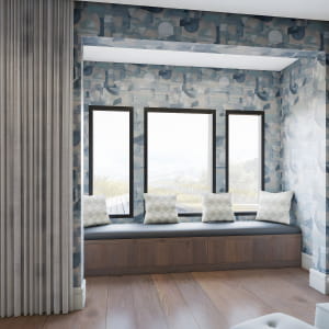 Luxury Bedroom rendering : Rubin Residence
