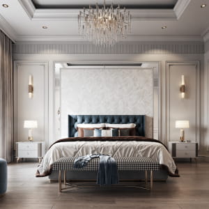 Neoclassical Bedroom Design