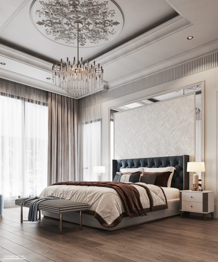 neoclassical-bedroom-design
