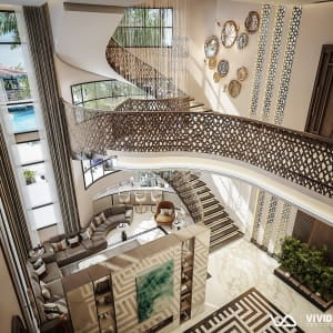 Dubai  villa reception
