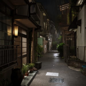 Side street in tokyo (Night)