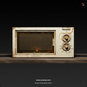 Microwave 3D Model