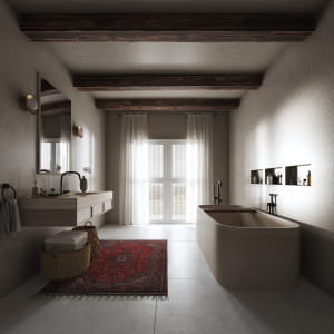 Greece Project | Bathroom Visualization