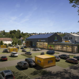 Exterior Visualization: EDEKA in Regen