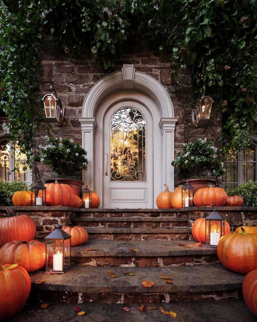 autumn-falling-leaves-pumpkins-halloween