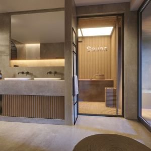 Interior Visualization: SPA Suites at Hotel FreiWerk