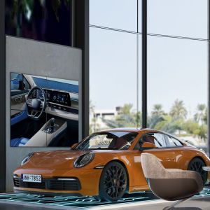 Kish island car show design by Parnian3dstudio