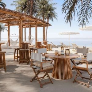 Beach Bar &amp; Lounge – 3D Furniture Rendering