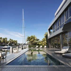 FT LAUDERDALE YATCH POOL HOUSE