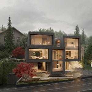 Exterior Visualization: Villa Forchwald, Switzerland