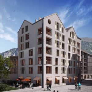 3D Visualization: MAYA Houses, Andermatt