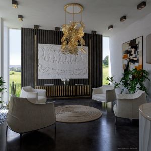 Lounge where one can pleasantly disquisition about the futility of one's existence.