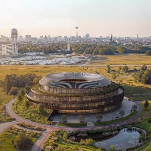 Exterior and Interior visualization of Berlin Center for Interdisciplinary Science