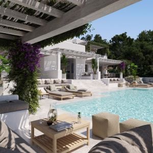 Hippiements Village – Ibiza Luxury Villas Visualization