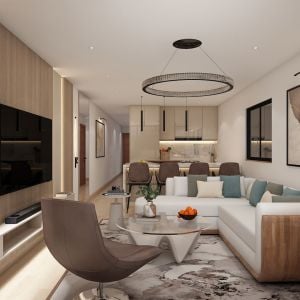Apartment interior design using vray advanced