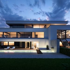 Luxury Villa Vienna Döbling – Modern Pool Villa &amp; Interior Visualization
