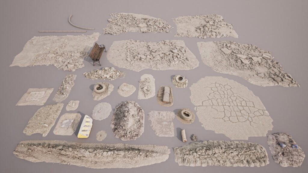 AEUE5 vol02 overview 03 Post-Apocalyptic Scene in real time