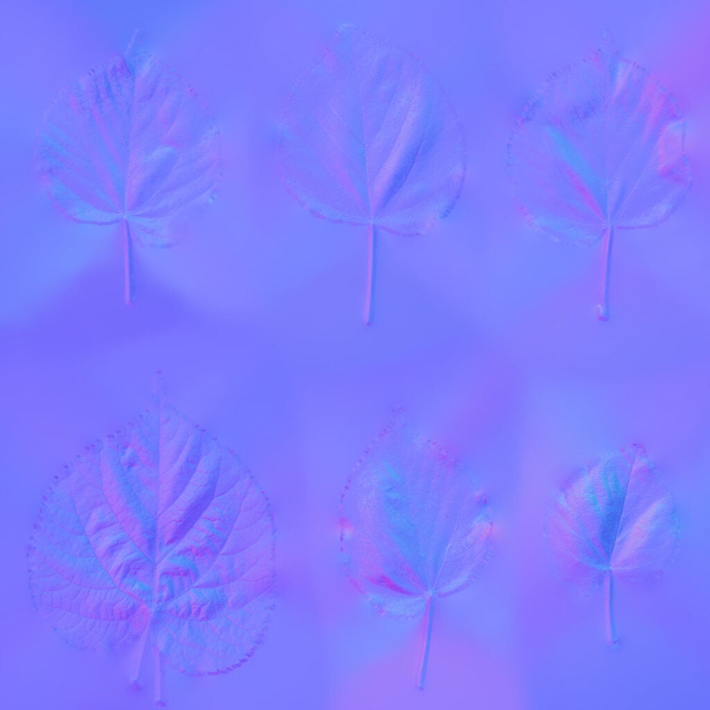 AM299 047 Tilia Leaf 001 Normal Building Nature in 3D: How Scanned Trees Bring Realism