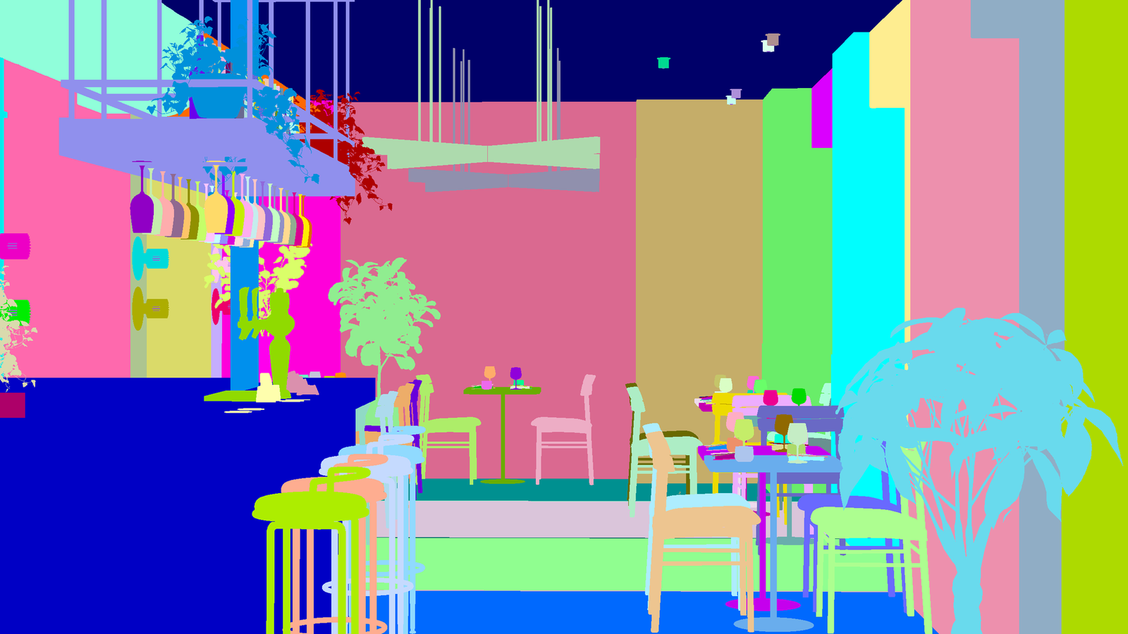 WireColor ID mask of the same frame